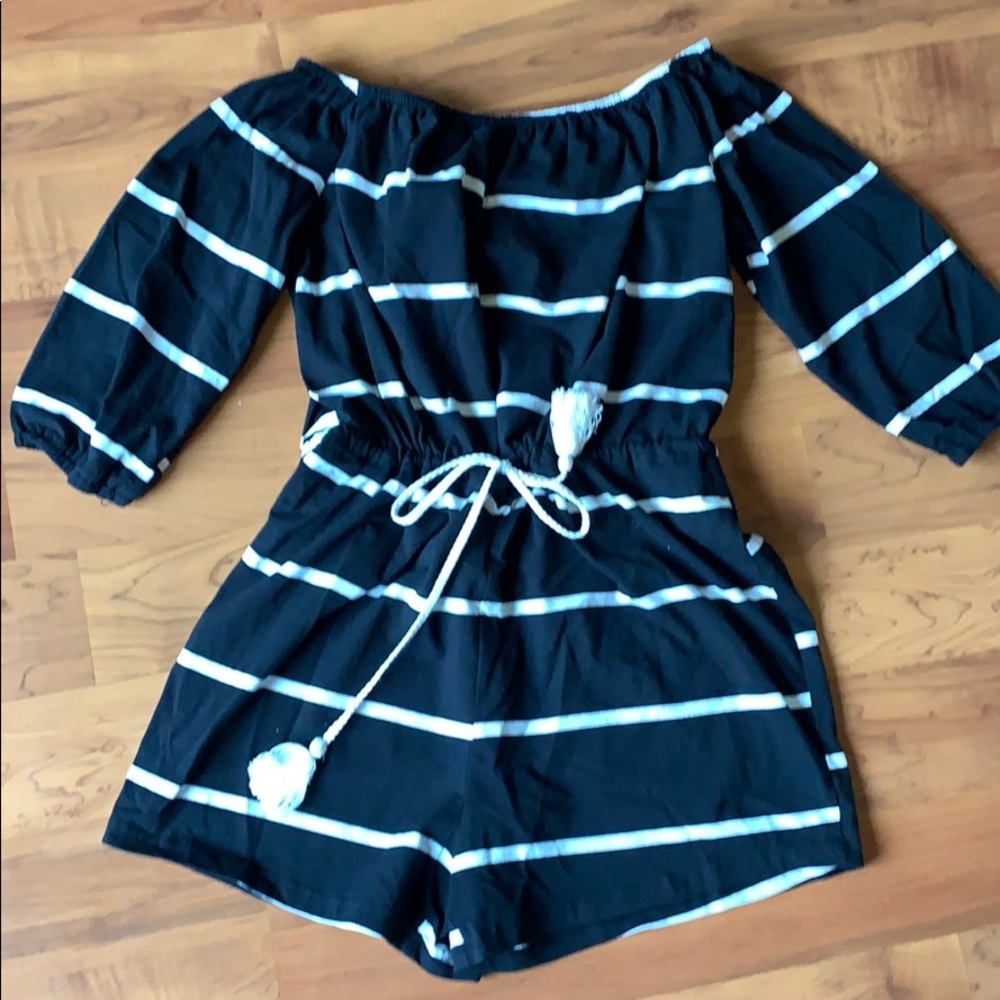 Black & white jumpsuit from Luvrosy